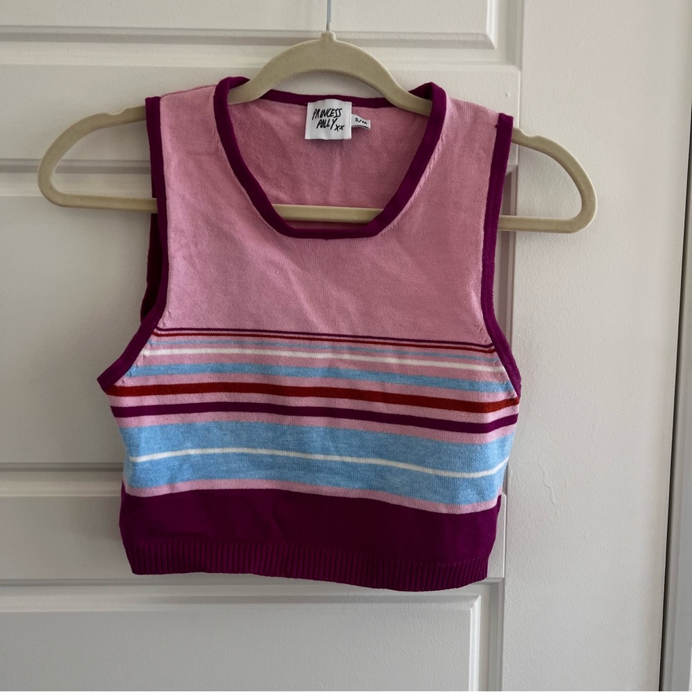Princess Polly Striped Crop Top